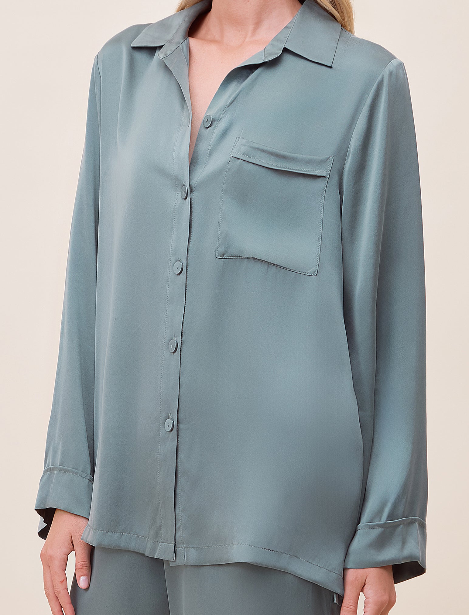 Audrey Washable Silk Full Length PJ