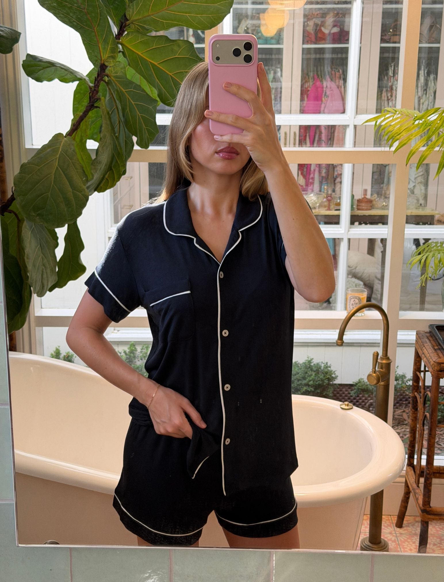 Kate Modal Soft Boxer PJ Set