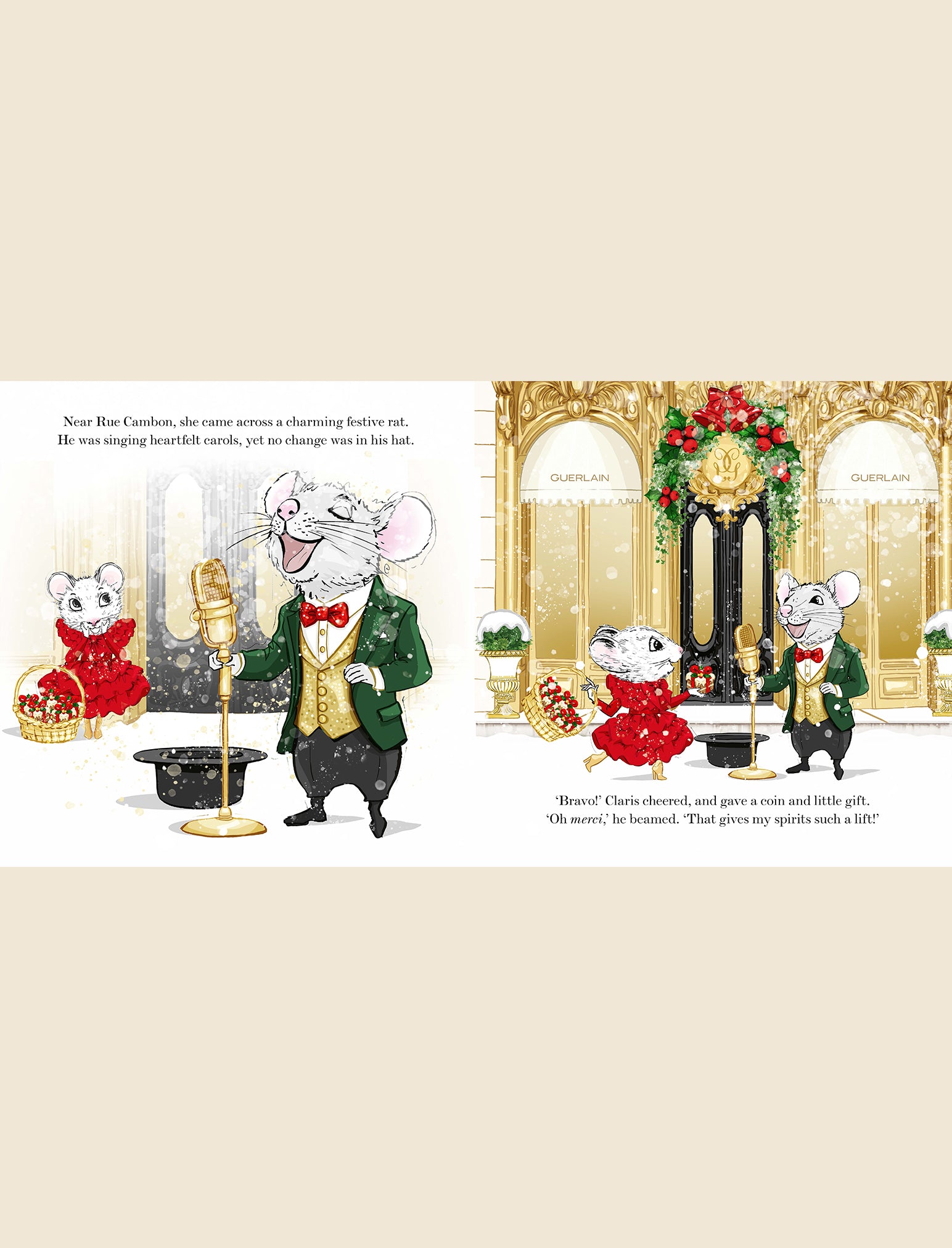 Claris The Mouse Christmas Surprise Book