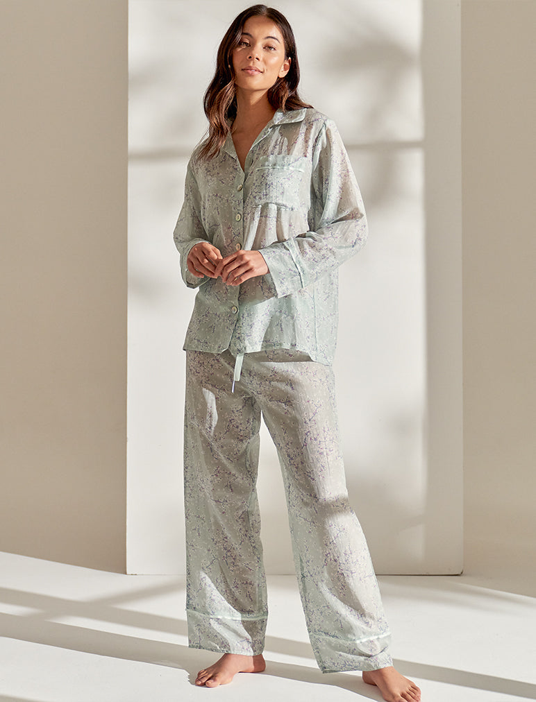 Lulu Mac Cherry Blossom Short PJ Set