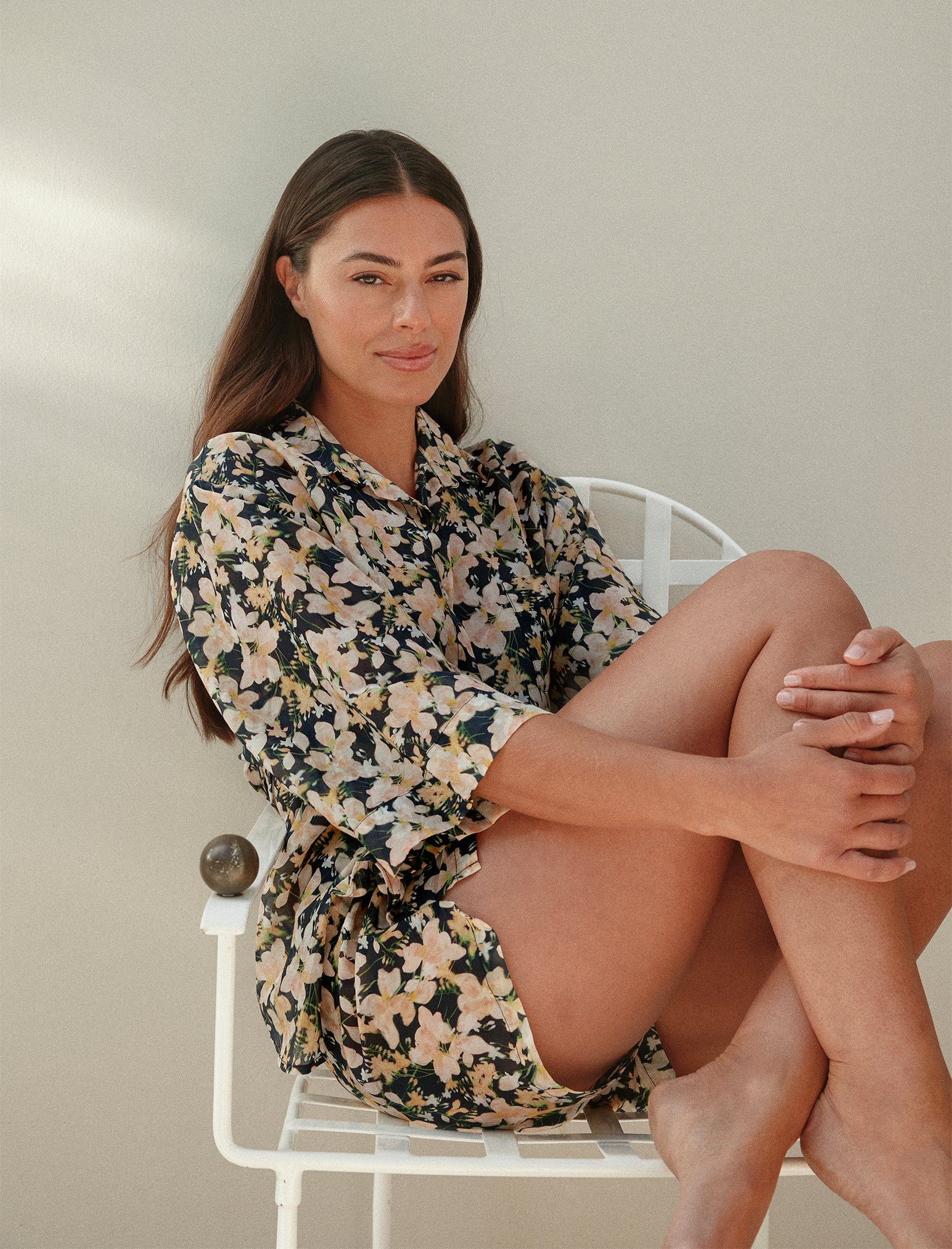 Serena Flowy Boxer PJ Set