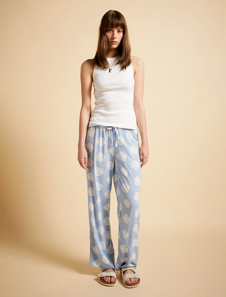 Karen Walker Flower Ball Wide Leg Pant