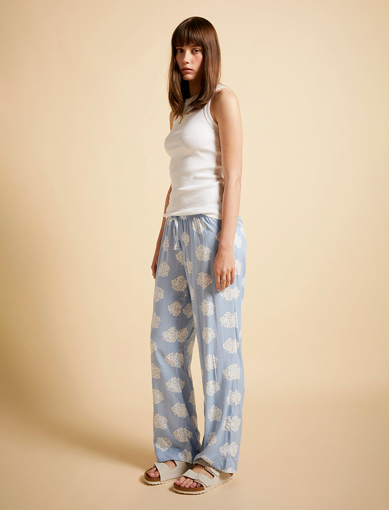 Karen Walker Flower Ball Wide Leg Pant