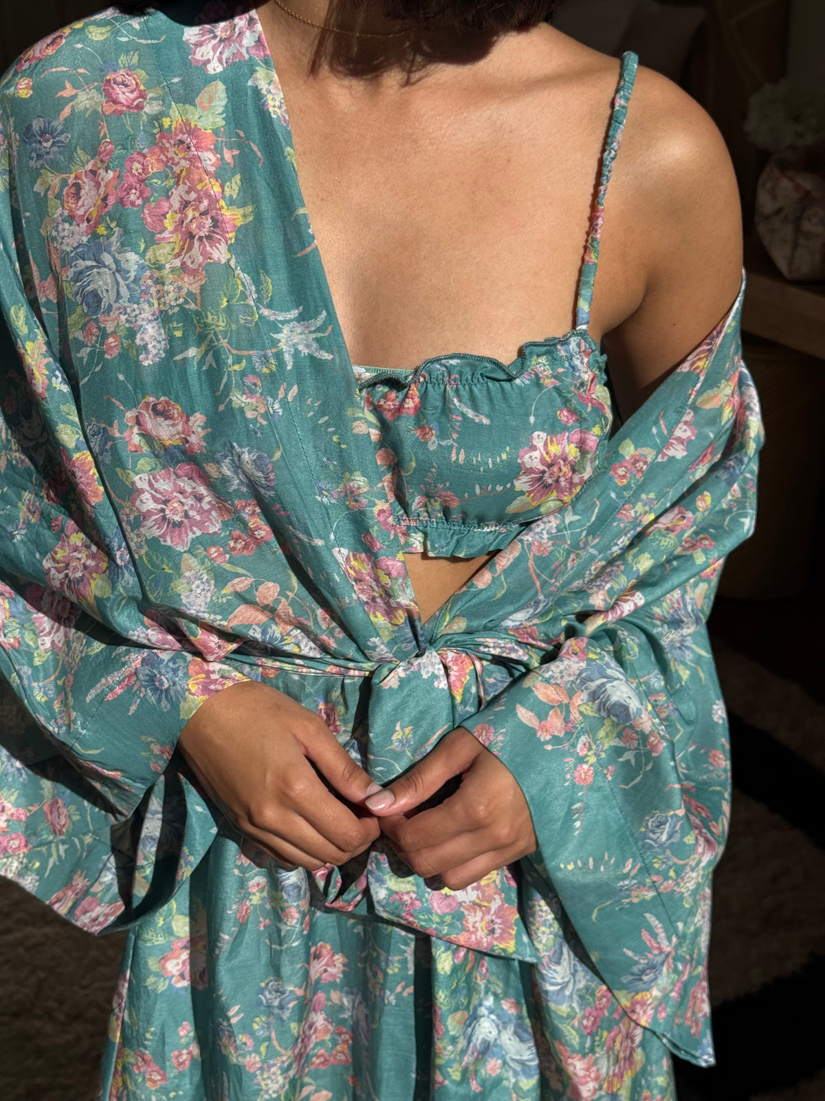 Elise Kimono Maxi Robe