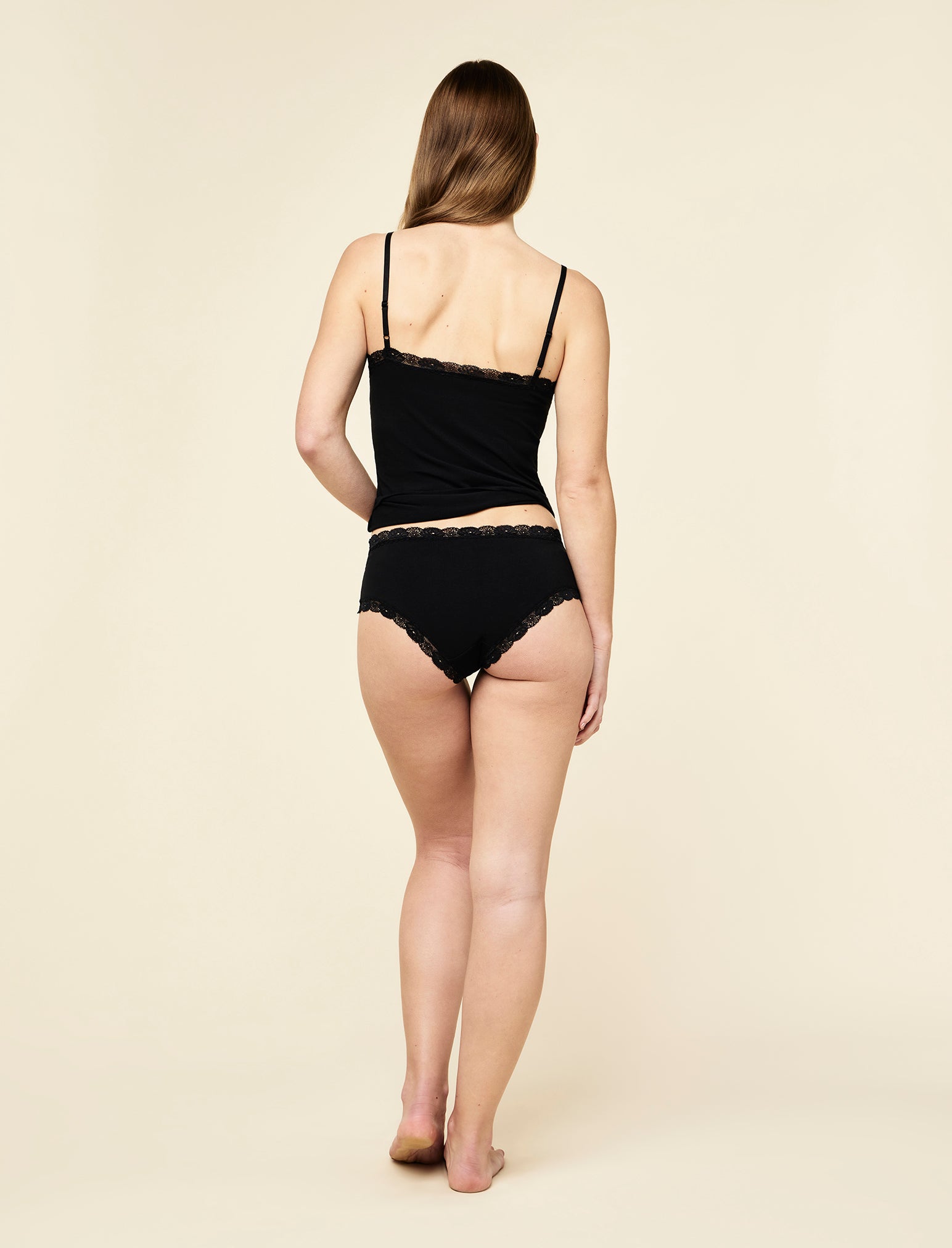 Ellie Lace Trim Boyshort Knicker