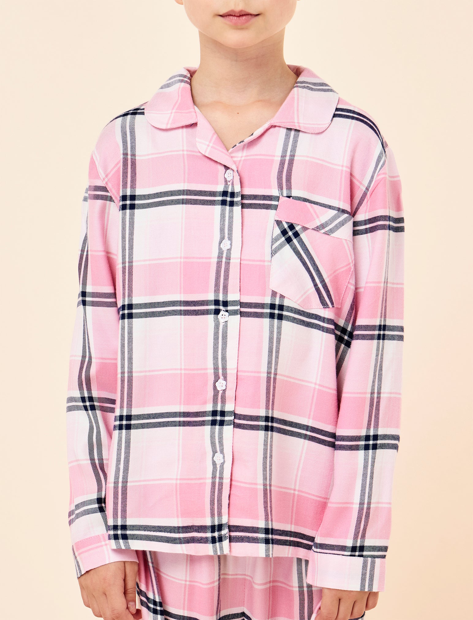 Kids Comfy Plaid PJ Set