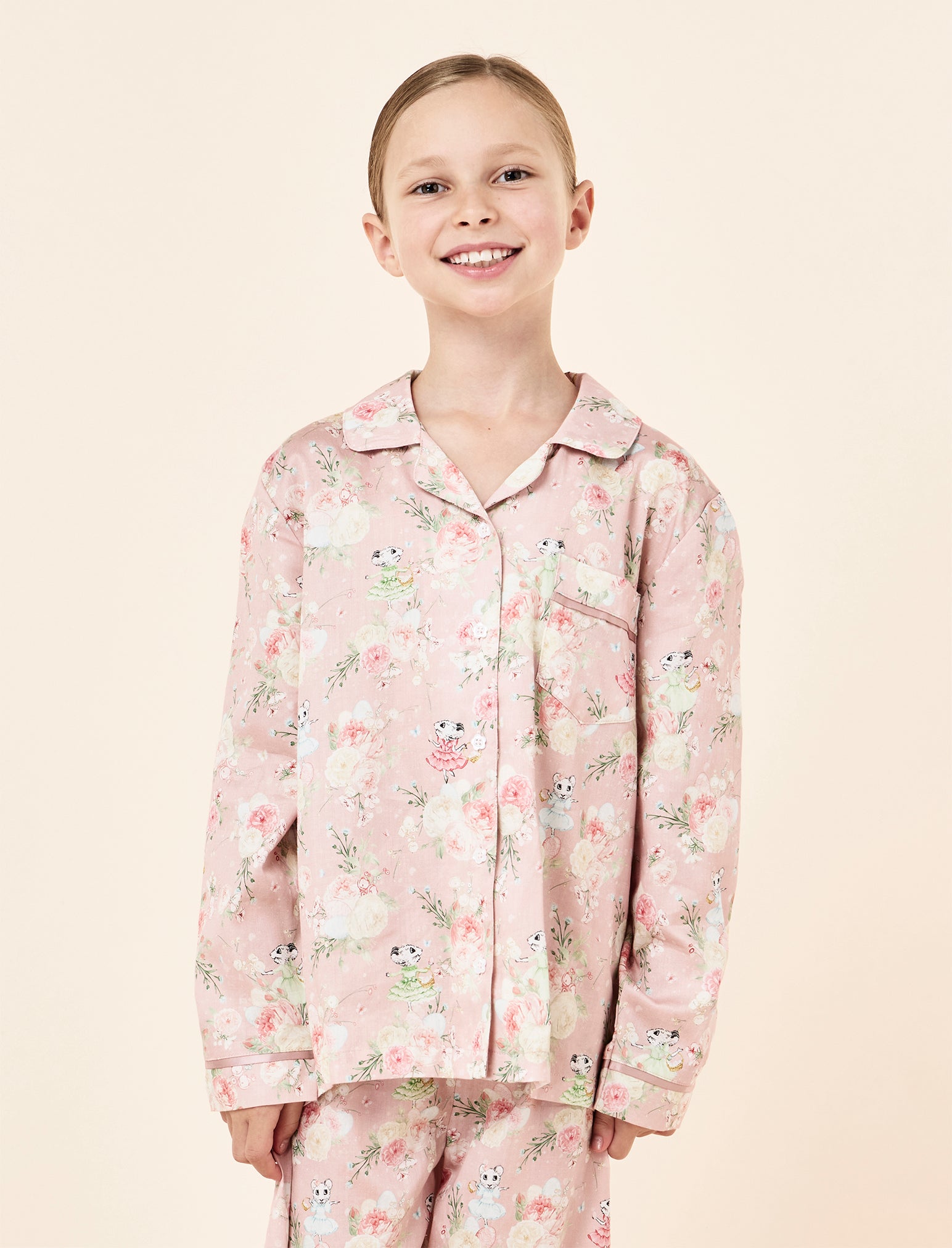 Claris The Mouse Kids Full Length PJ Set
