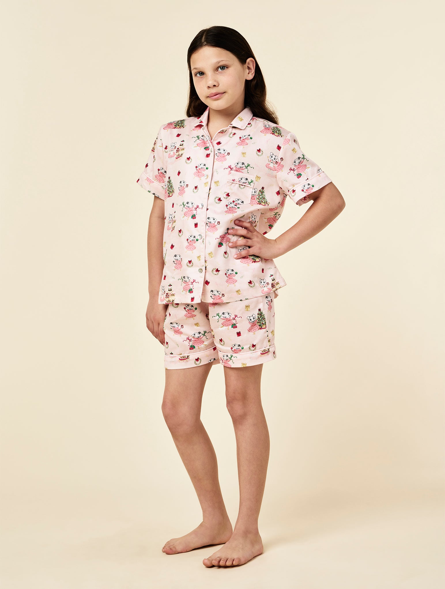 Claris The Mouse Kids Boxer PJ Set