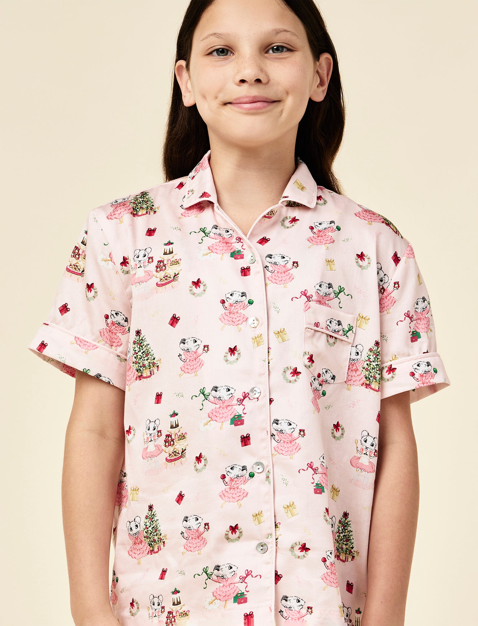 Claris The Mouse Kids Boxer PJ Set