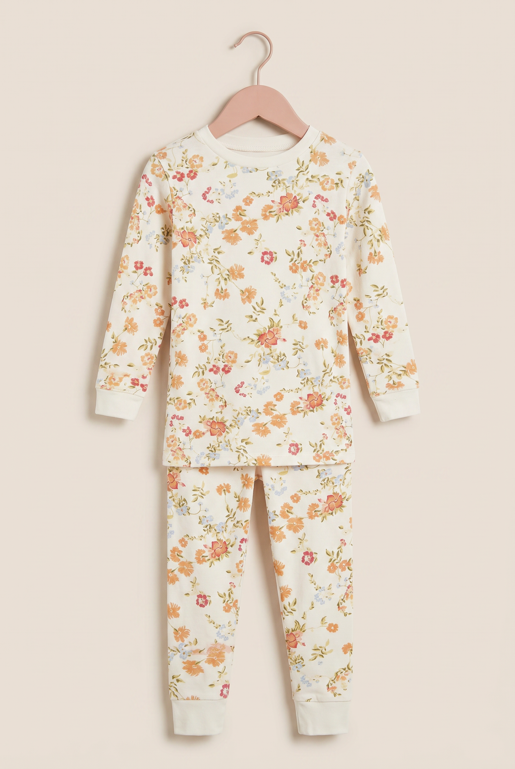 Kids Amber Knit Full Length PJ Set