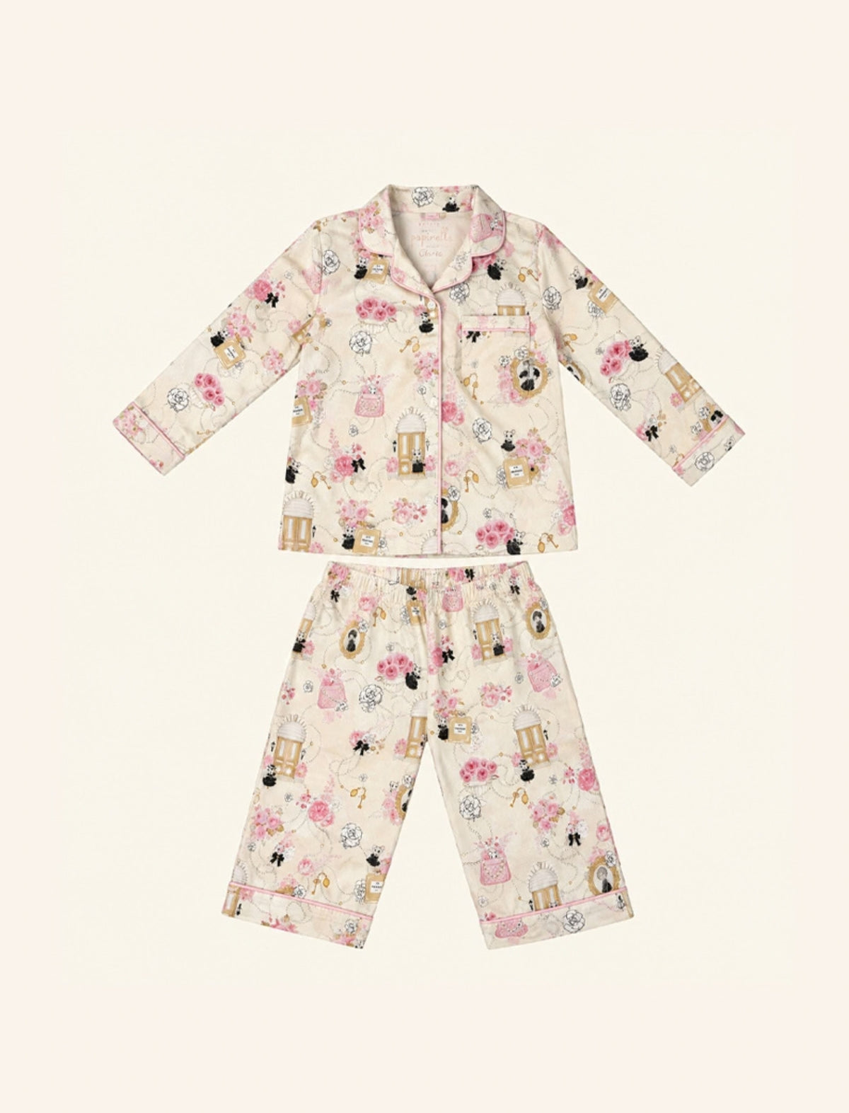 Claris The Mouse Kids Full Length PJ Set