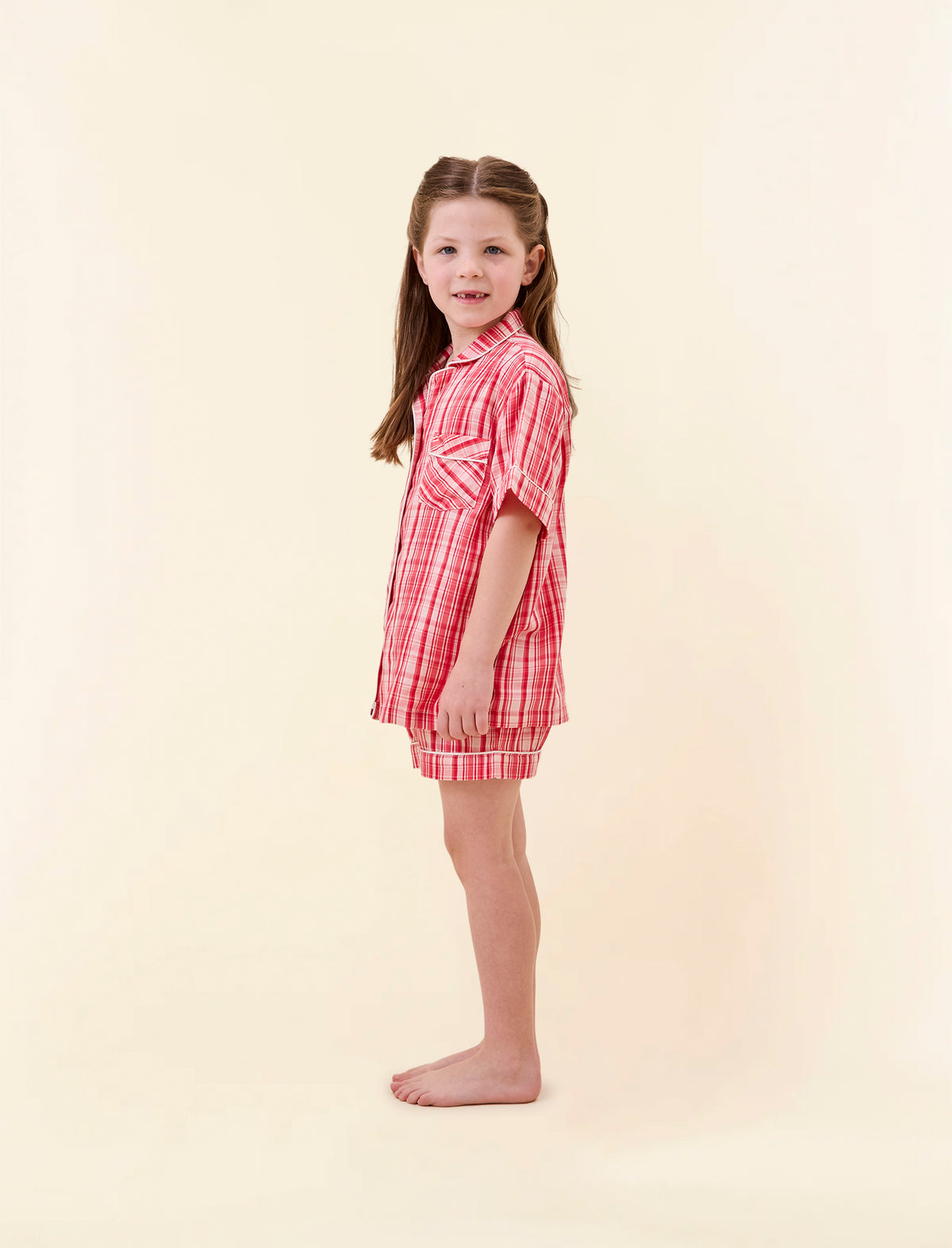 Kids Noelle Plaid Boxer PJ Set