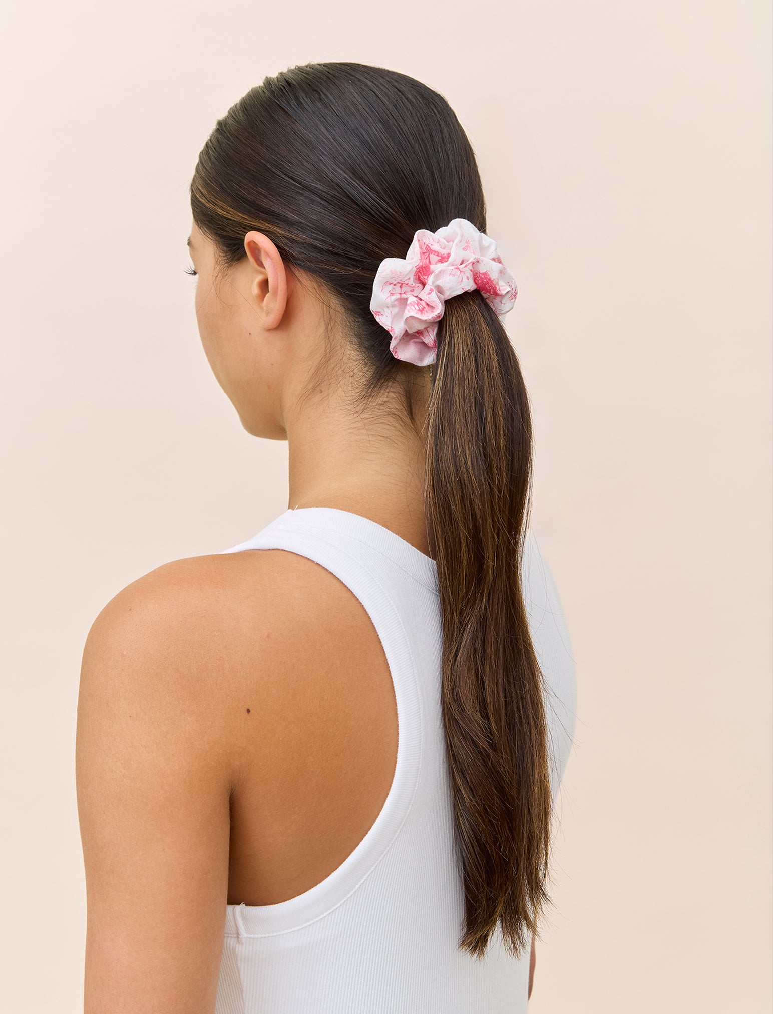 Toile De Jouy Scrunchie