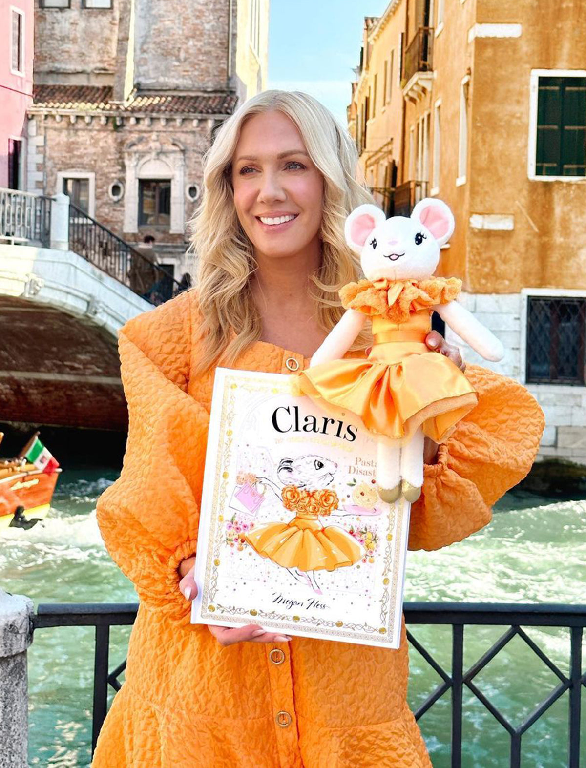 Claris Plush Toy 30cm Très Chic Tangerine