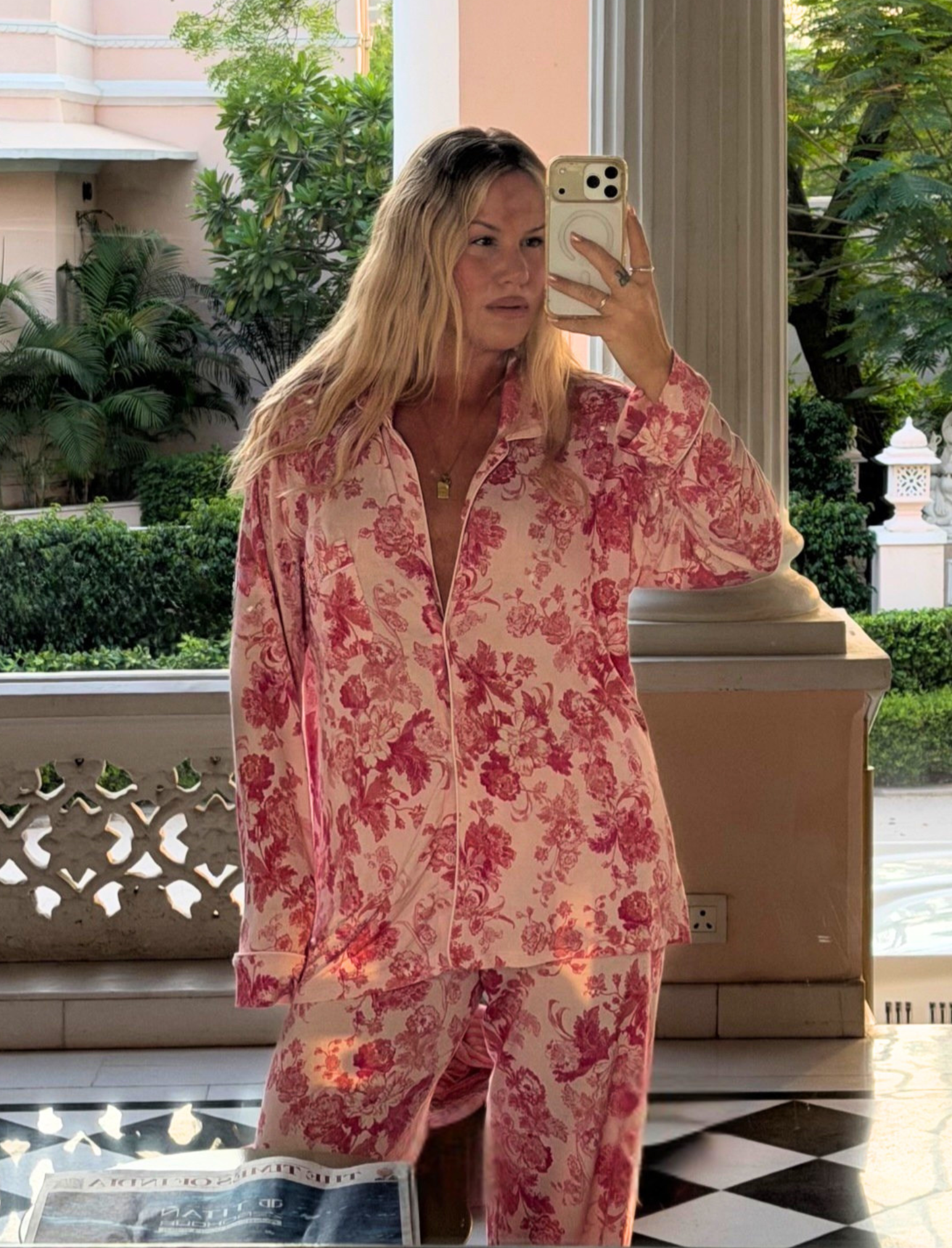 Kate Modal Soft Full Length PJ Set