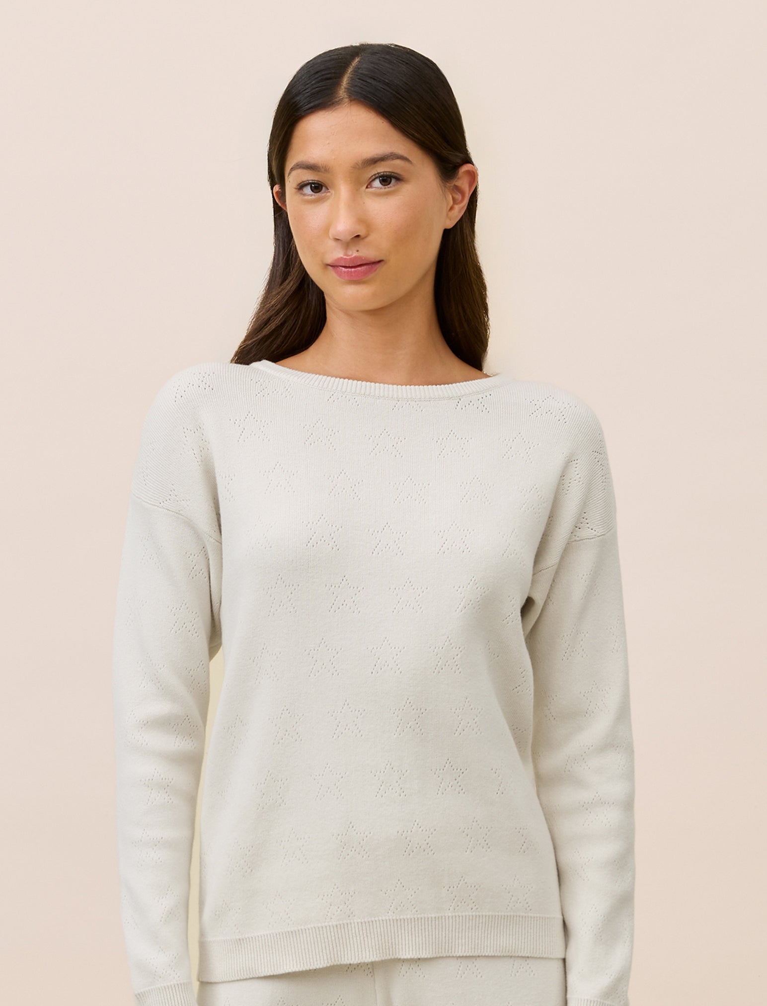 Cosy Pointelle Long Sleeve Top and Jogger Set