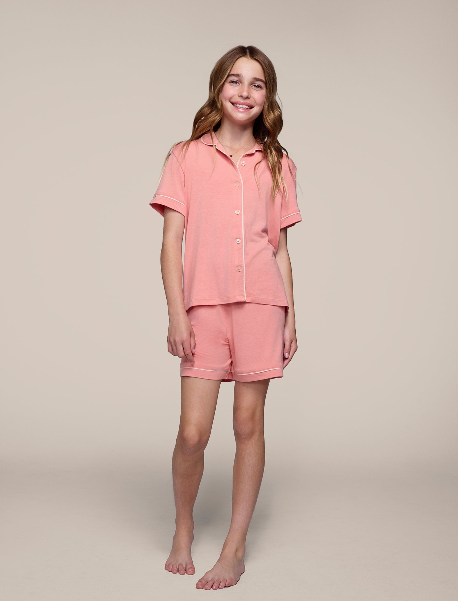 Molly Sims Kids Modal Soft Boxer PJ Set