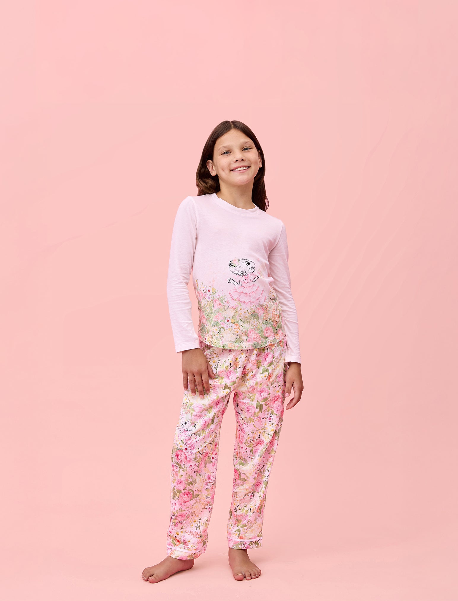 Claris Secret Garden Kids Pant and Organic Cotton Top