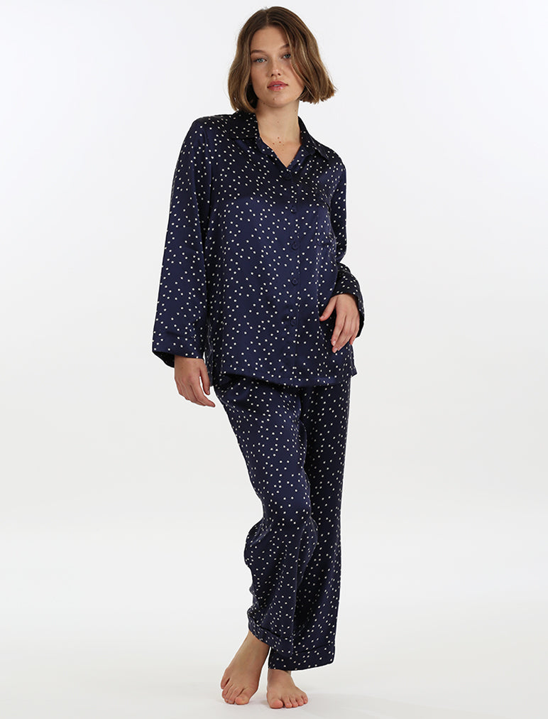 Audrey Washable Silk Full Length PJ