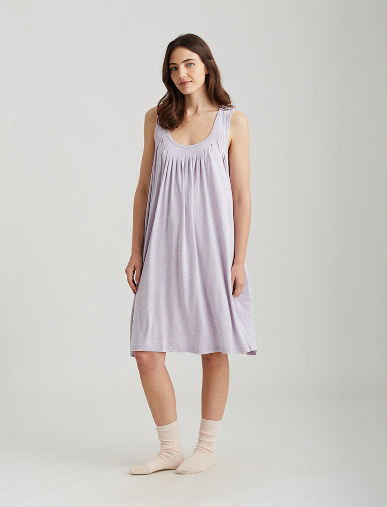 Kate Modal Soft Pleat Front Nightie