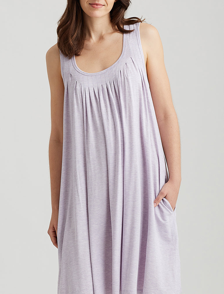 Kate Modal Soft Pleat Front Nightie