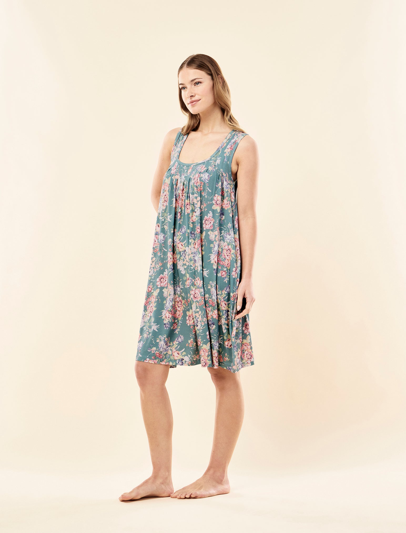 Kate Modal Soft Pleat Front Nightie