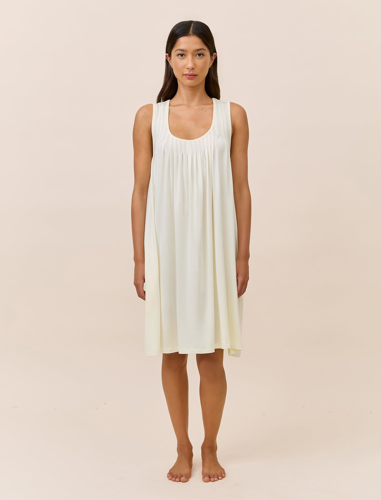 Kate Modal Soft Pleat Front Nightie