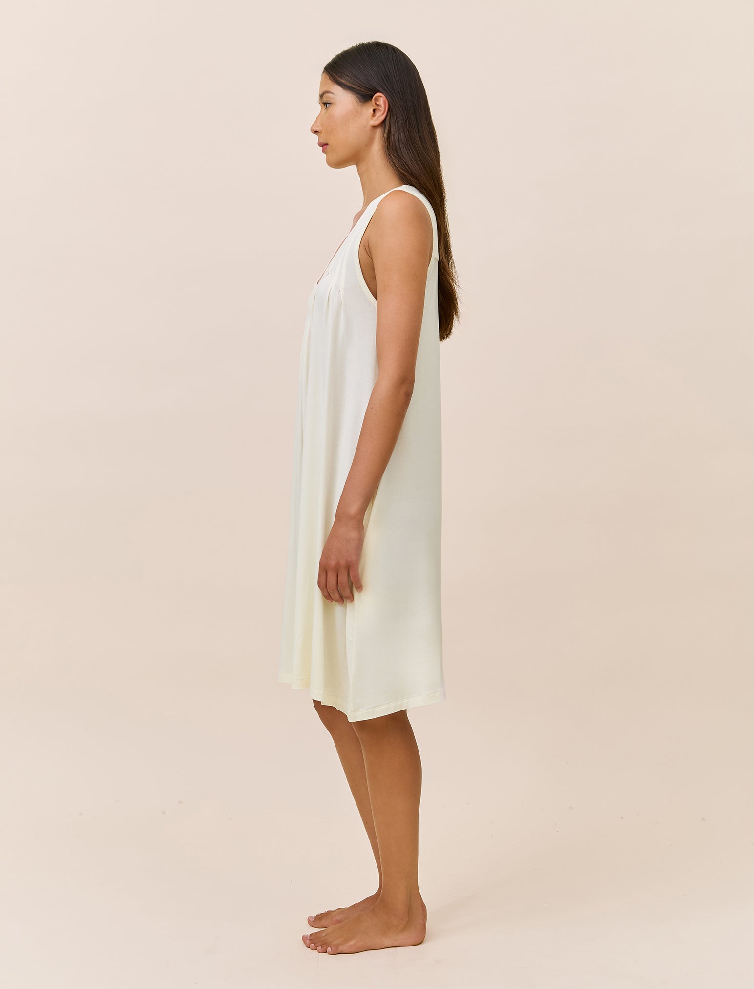 Kate Modal Soft Pleat Front Nightie