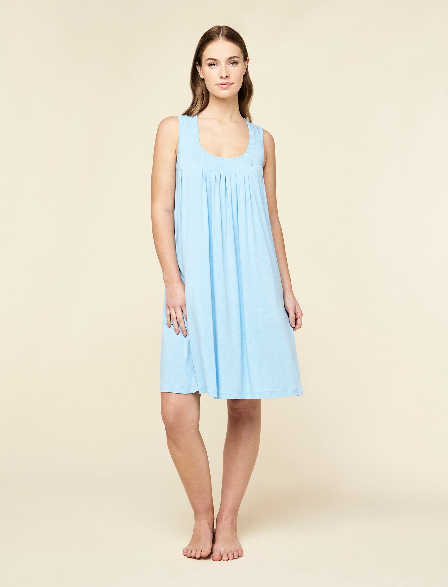 Kate Modal Soft Pleat Front Nightie
