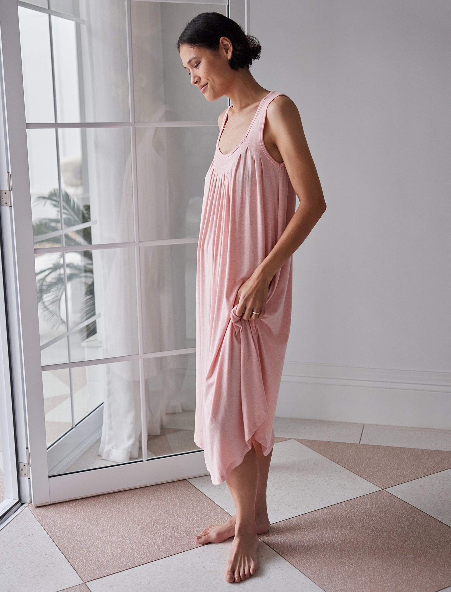 Kate Modal Soft Pleat Front Nightie