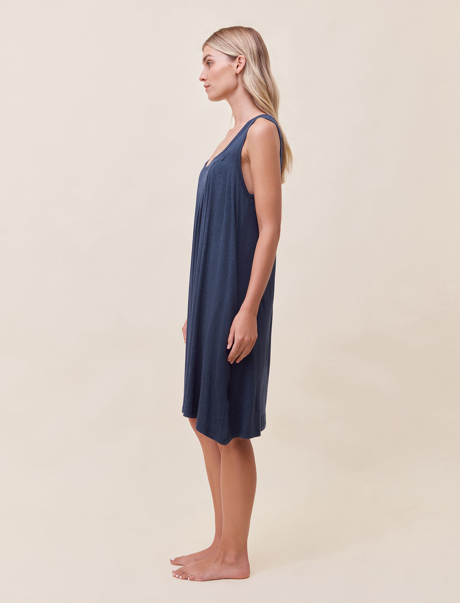 Kate Modal Soft Pleat Front Nightie