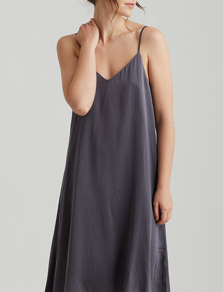 Papinelle | Washable Silk Slip Nightgown in Sage