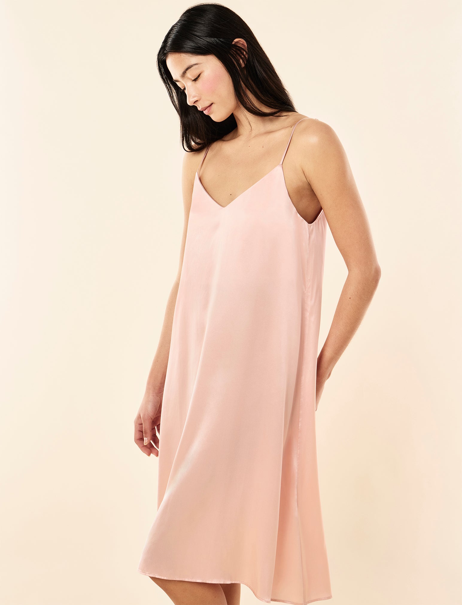 Audrey Washable Silk Slip Nightie