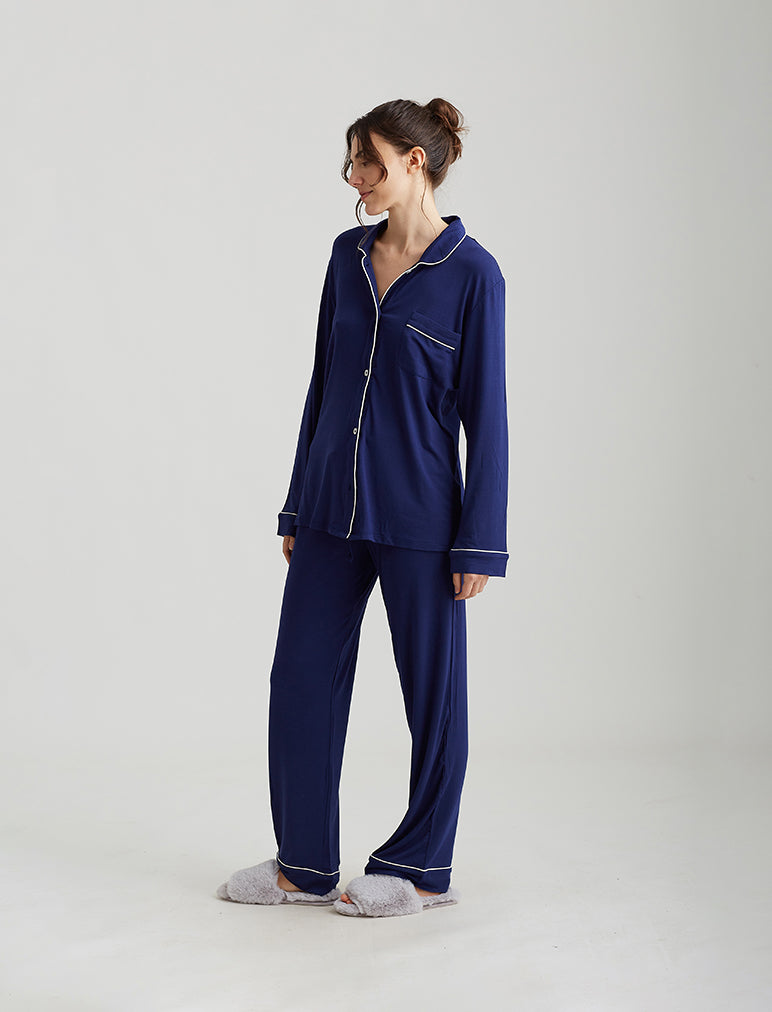Kate Modal Soft Full Length PJ Set