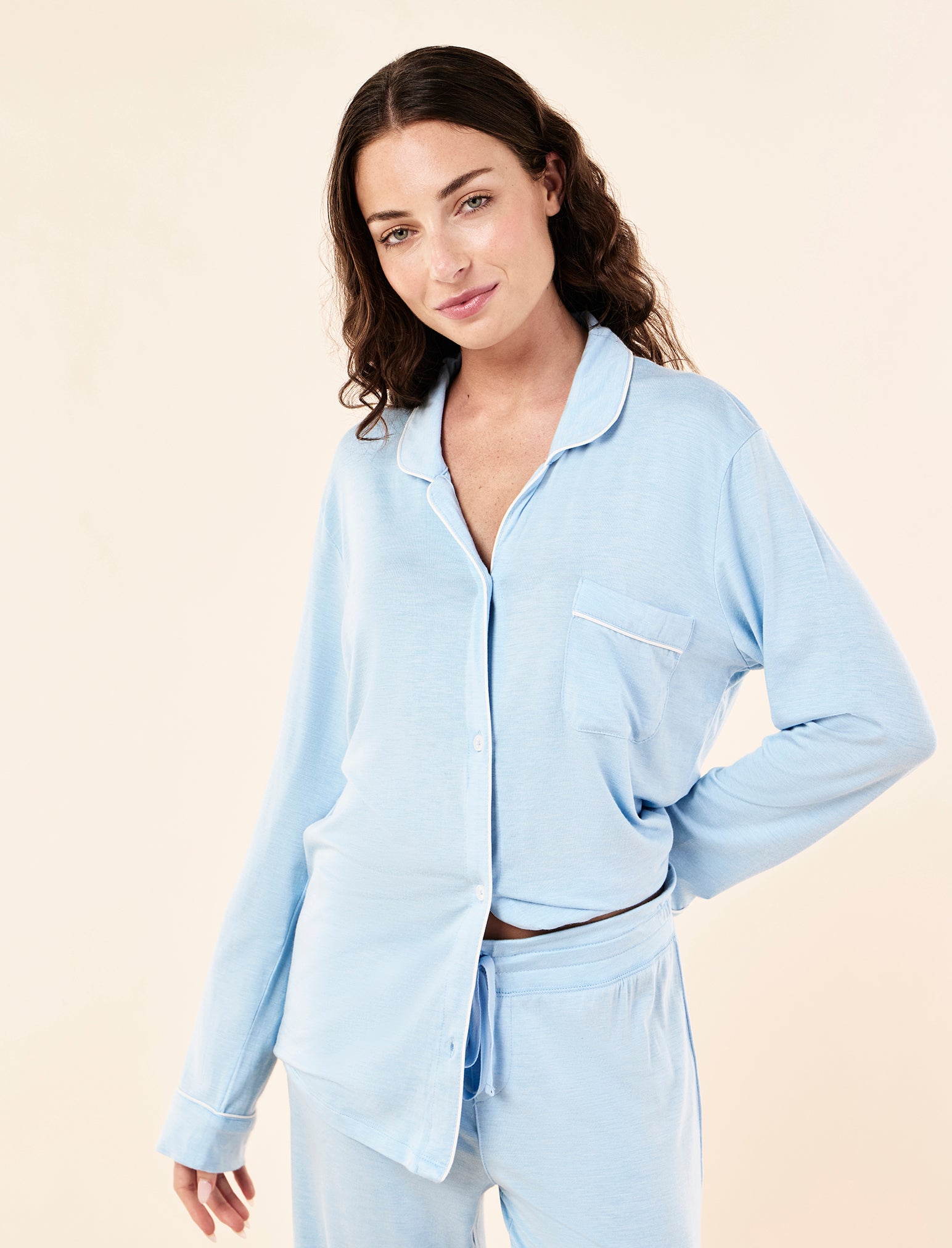 Kate Modal Soft Full Length PJ Set