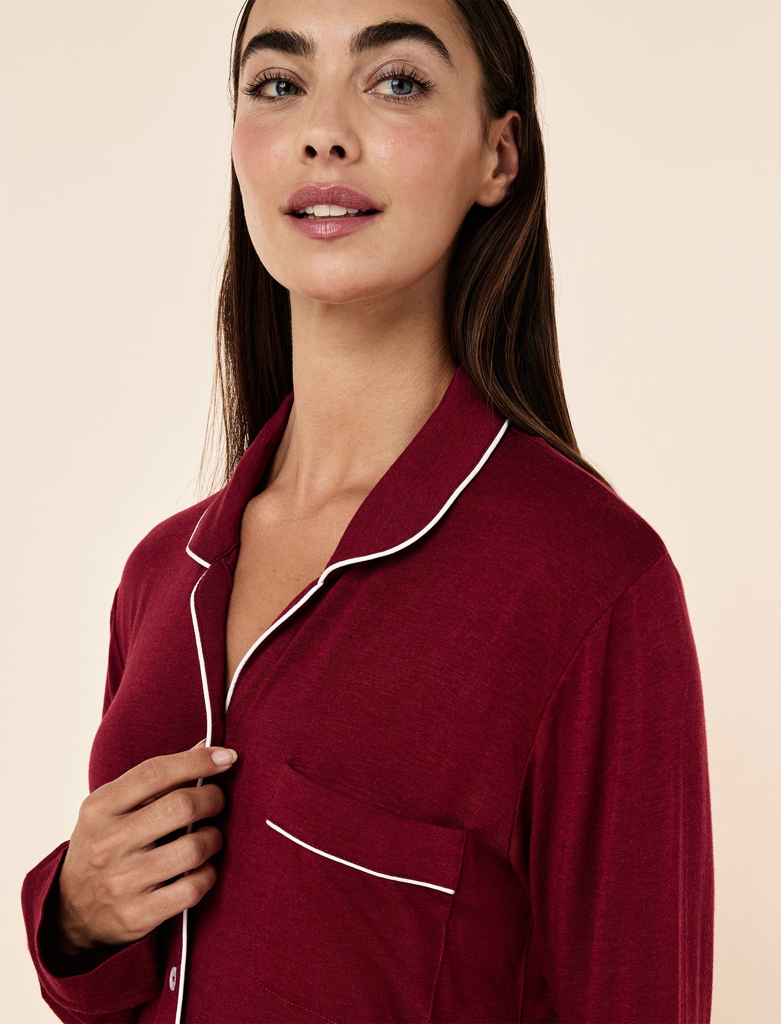 Kate Modal Soft Full Length PJ Set