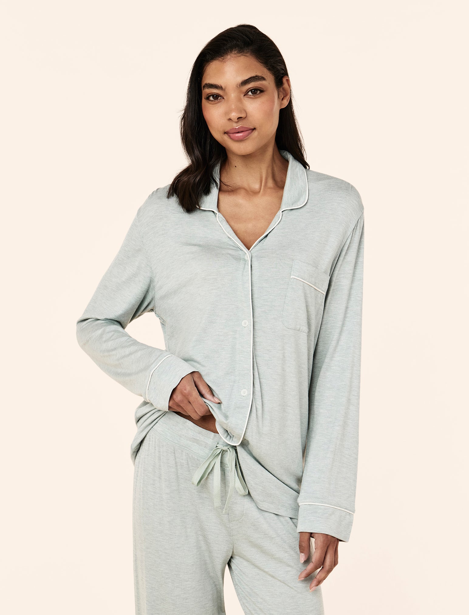 Kate Modal Soft Full Length PJ Set