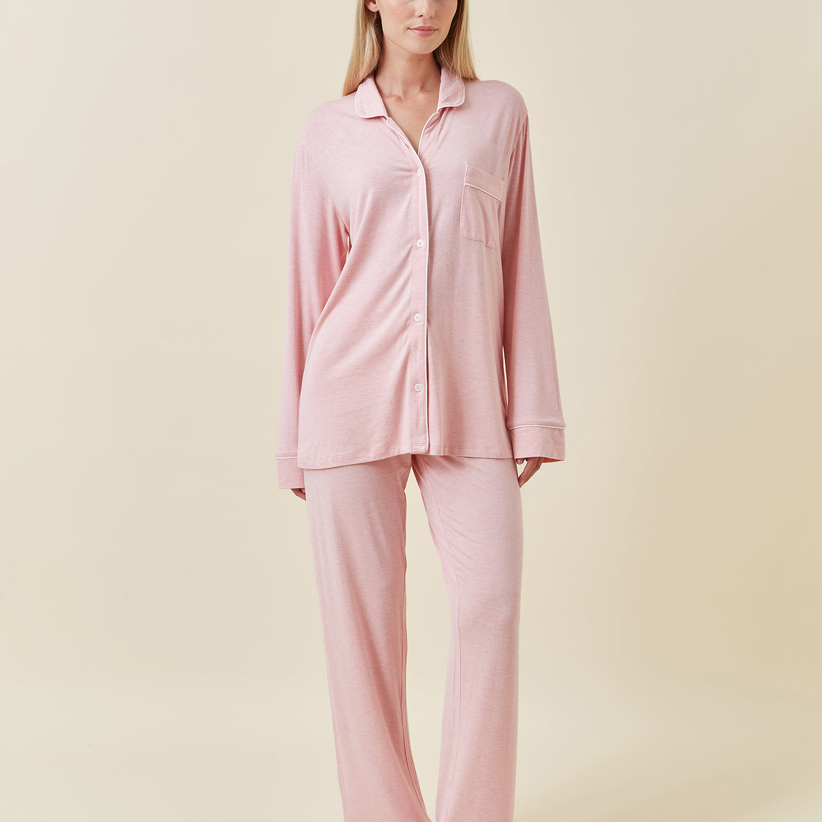 Kate Modal Soft Full Length PJ Set - Main Image