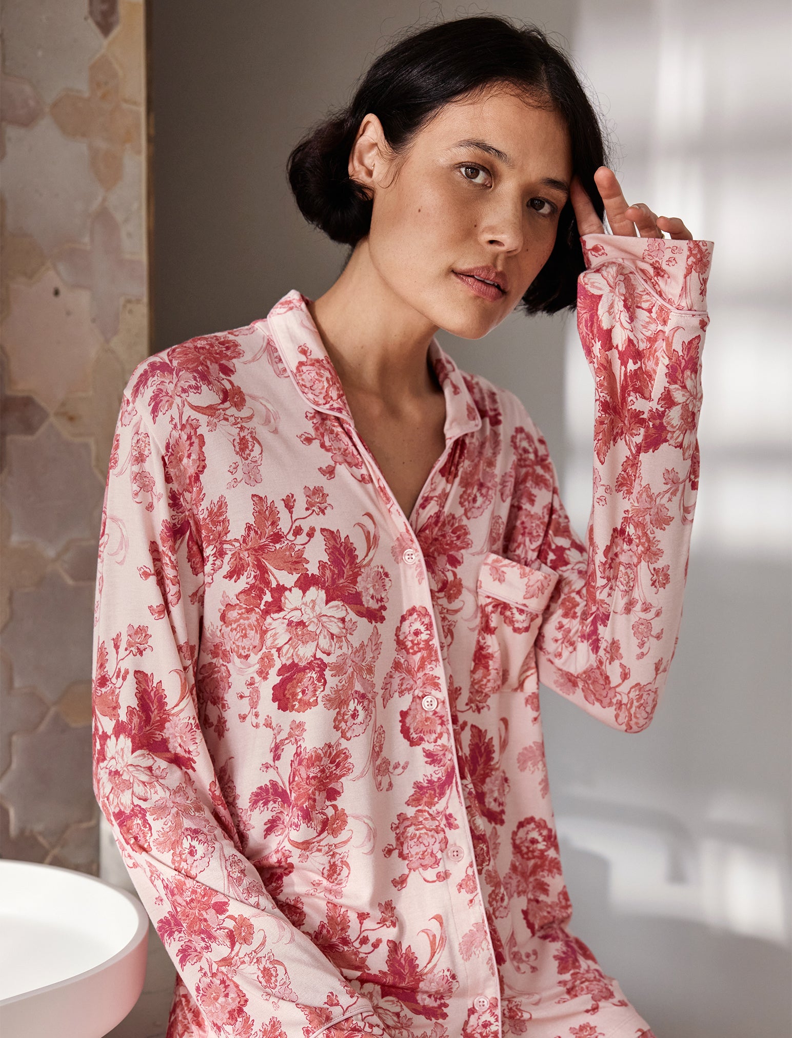 Kate Modal Soft Full Length PJ Set