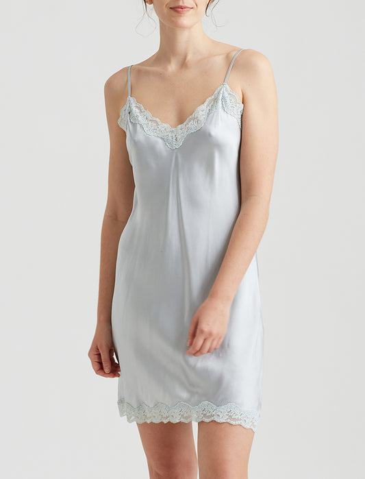 Camille Silk Lace Slip Nightie