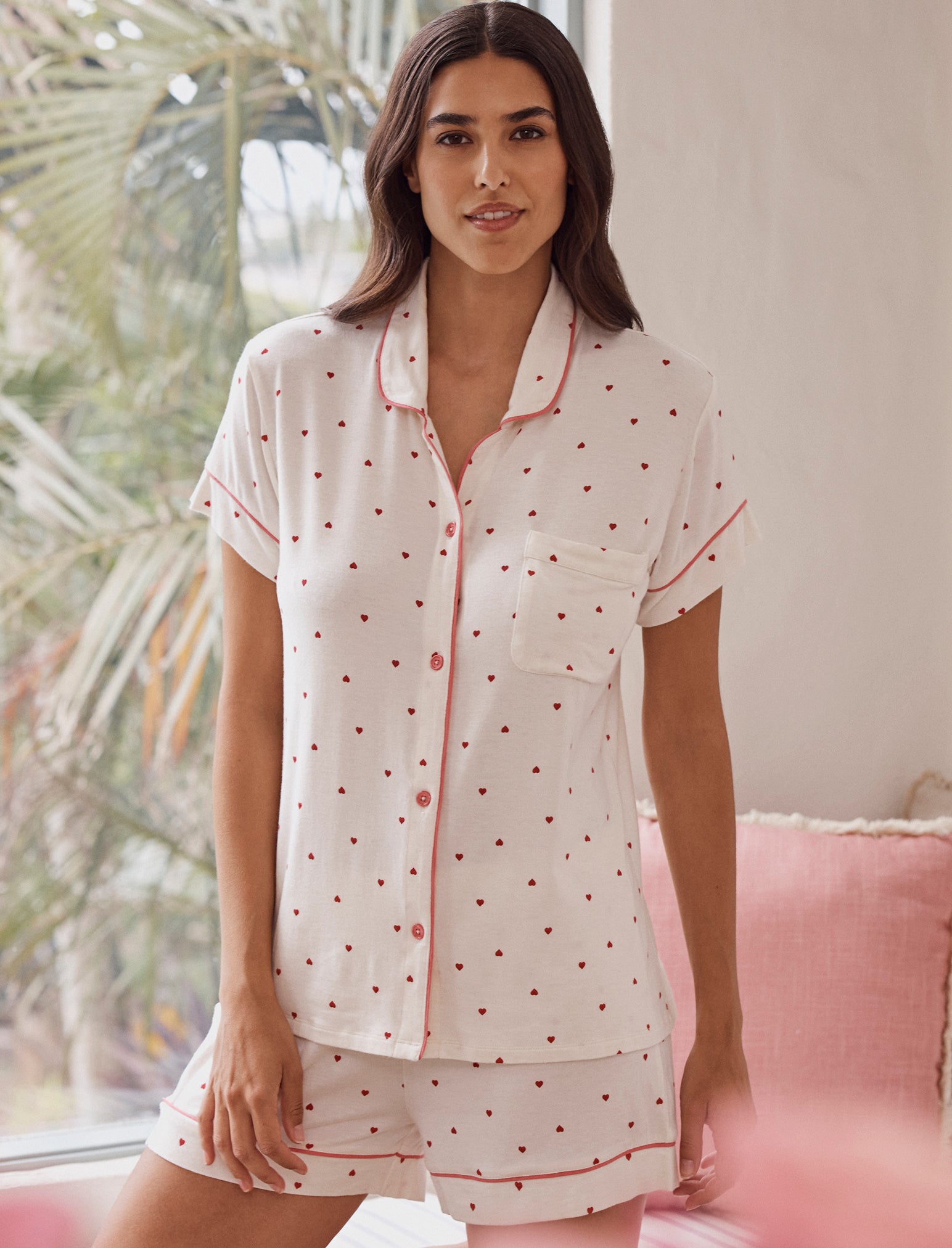 Kate Modal Soft Boxer PJ Set