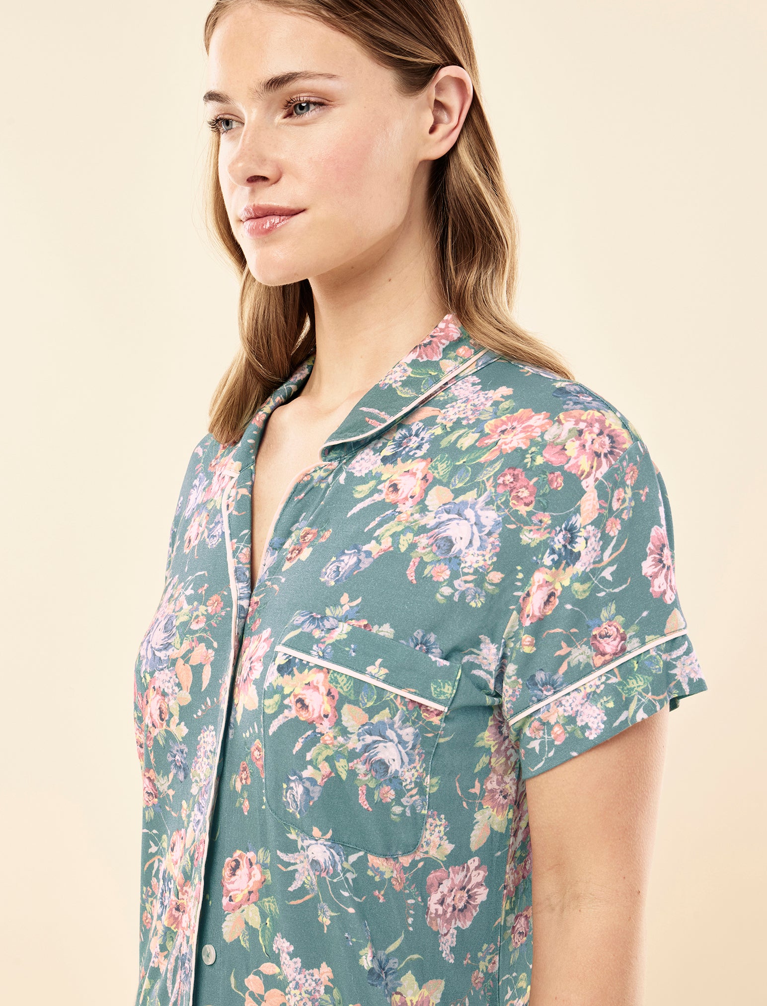 Kate Modal Soft Boxer PJ Set