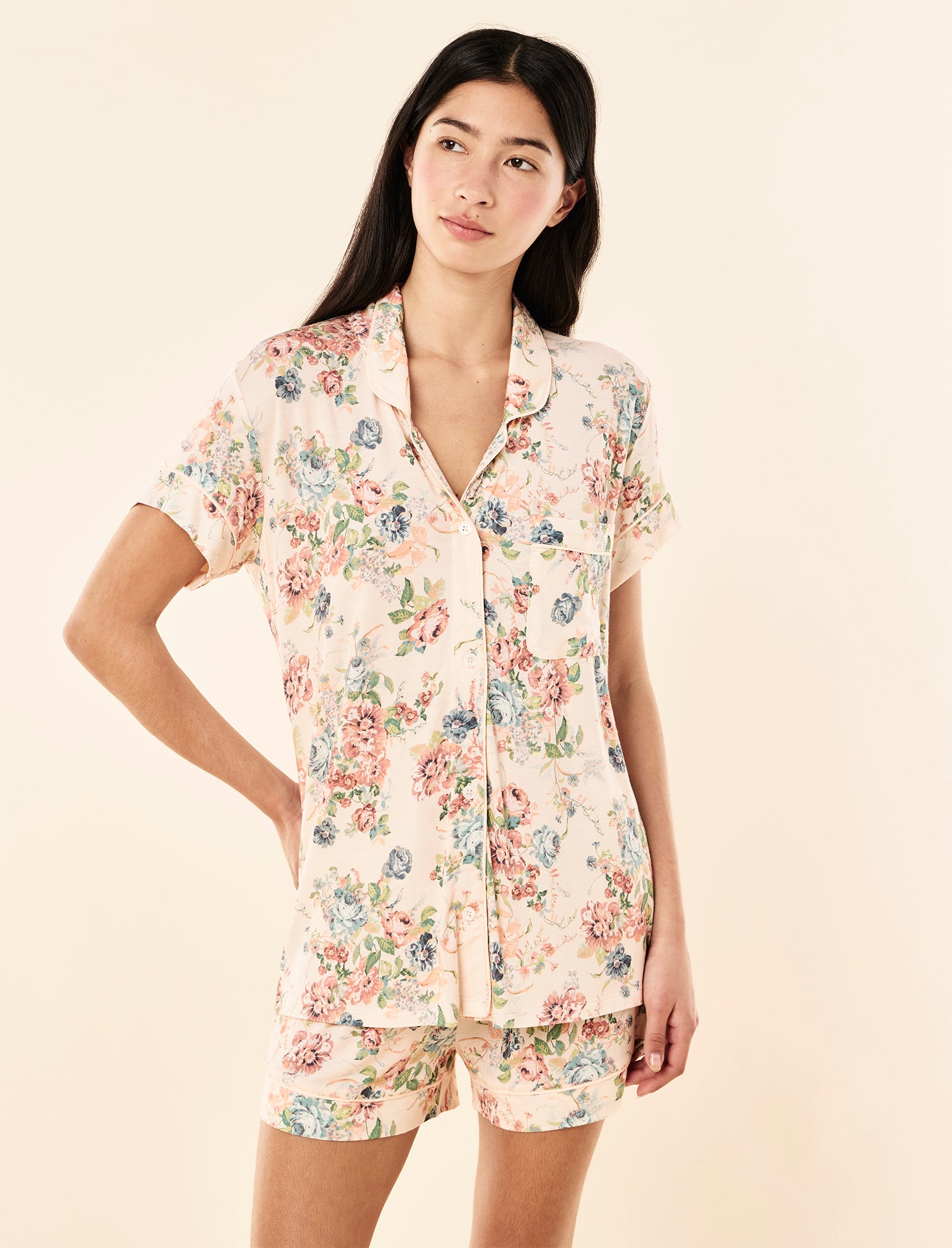 Kate Modal Soft Boxer PJ Set