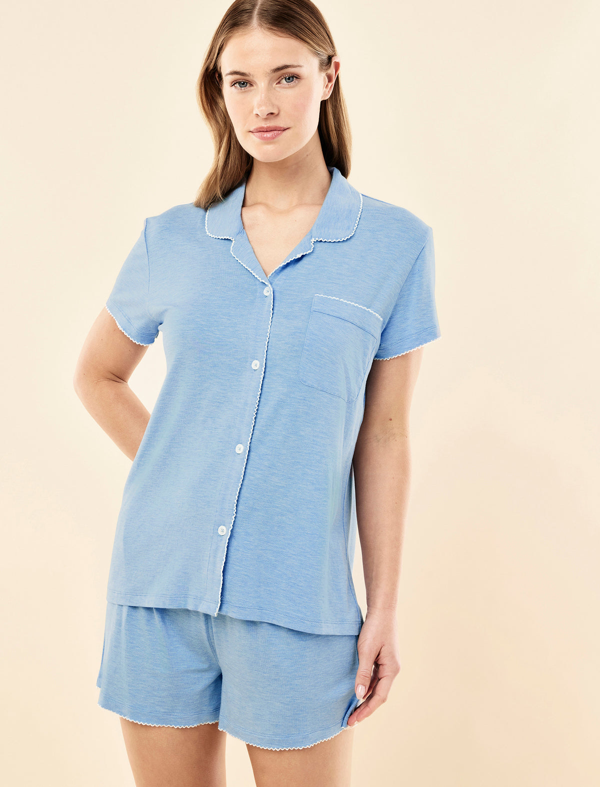 Kate Modal Soft Boxer PJ Set