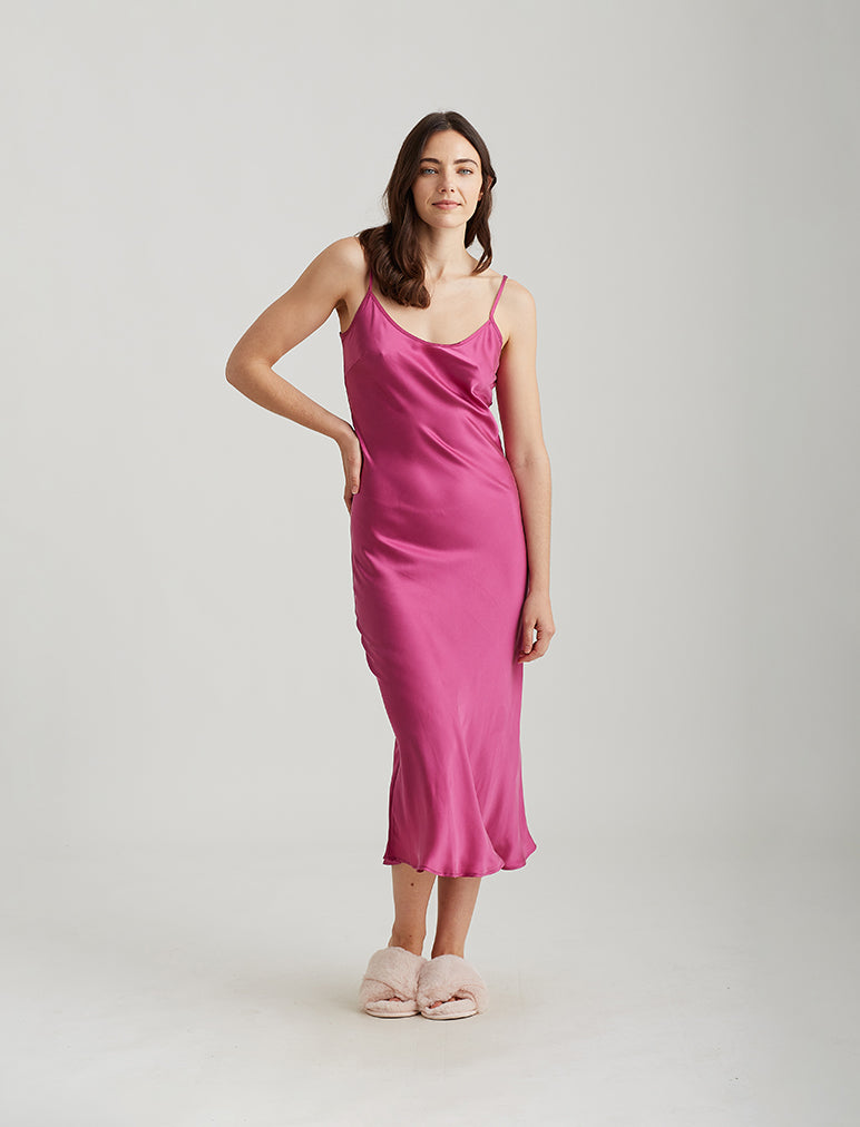 Audrey Washable Silk Bias Slip