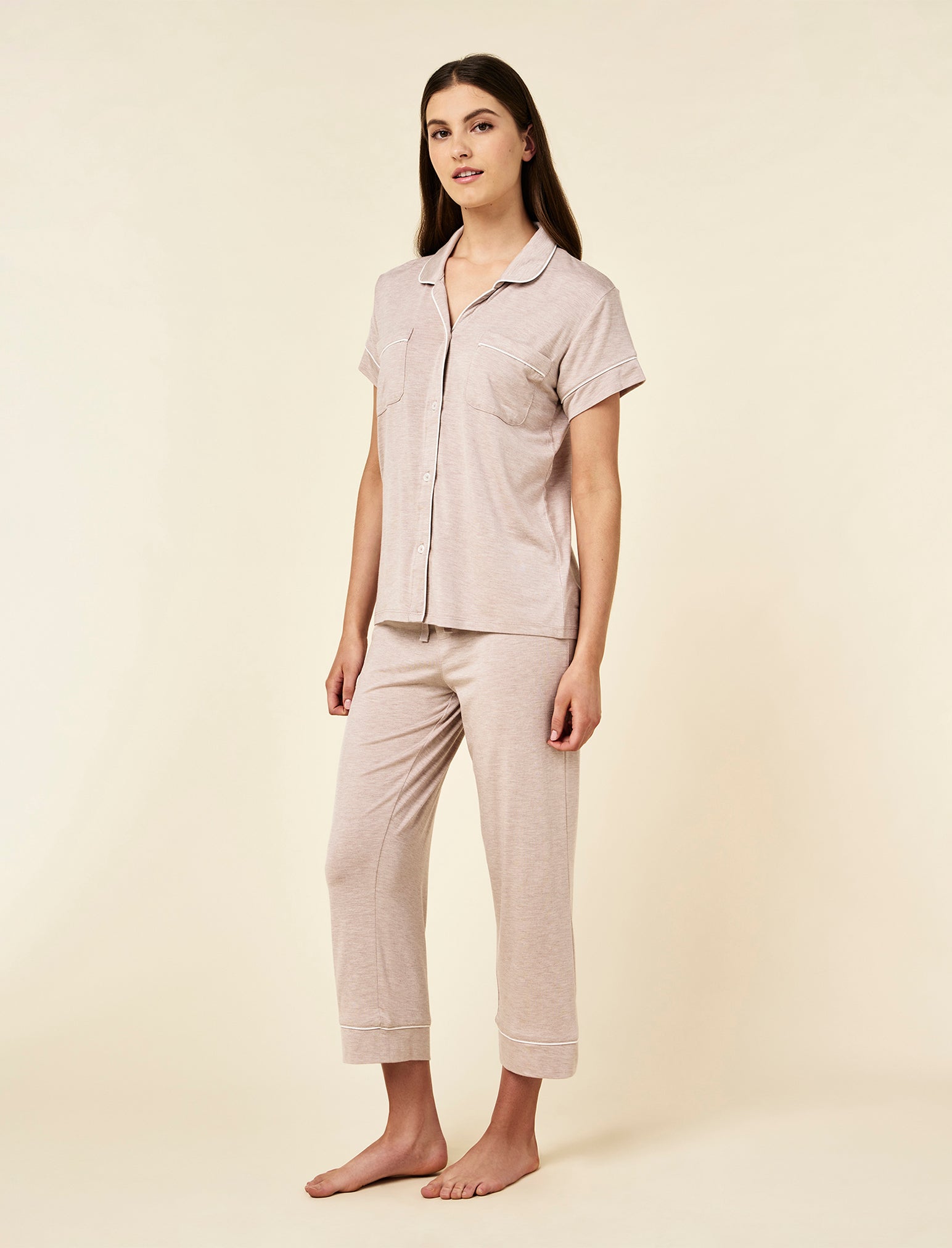 Kate Modal Soft Crop PJ Set
