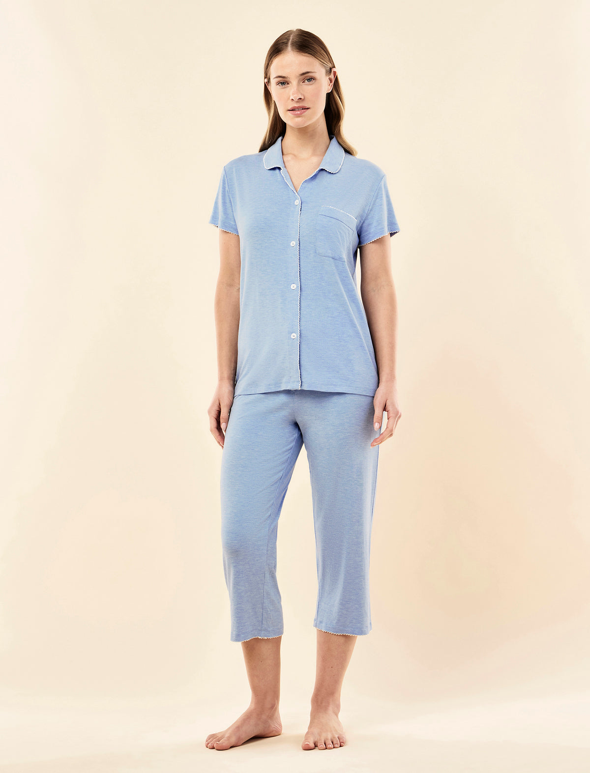 Kate Modal Soft Crop PJ Set