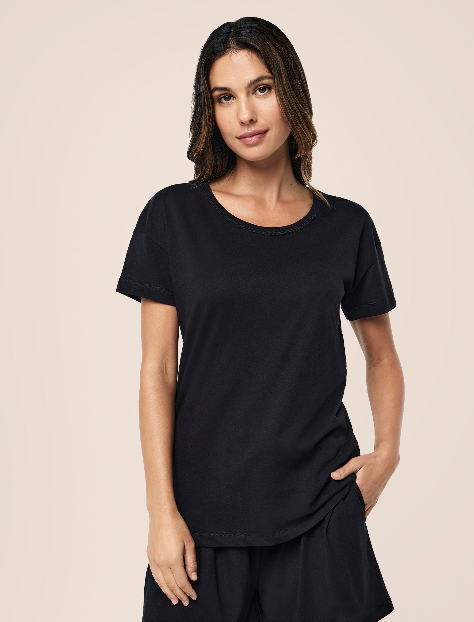 Jada Organic Cotton Knit Tee