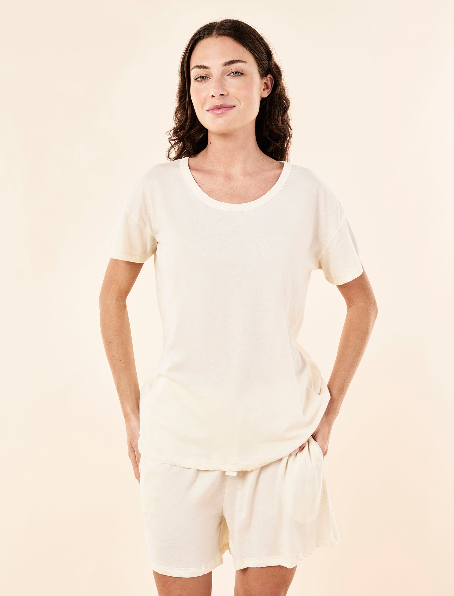 Jada Organic Cotton Knit Boxer PJ Set