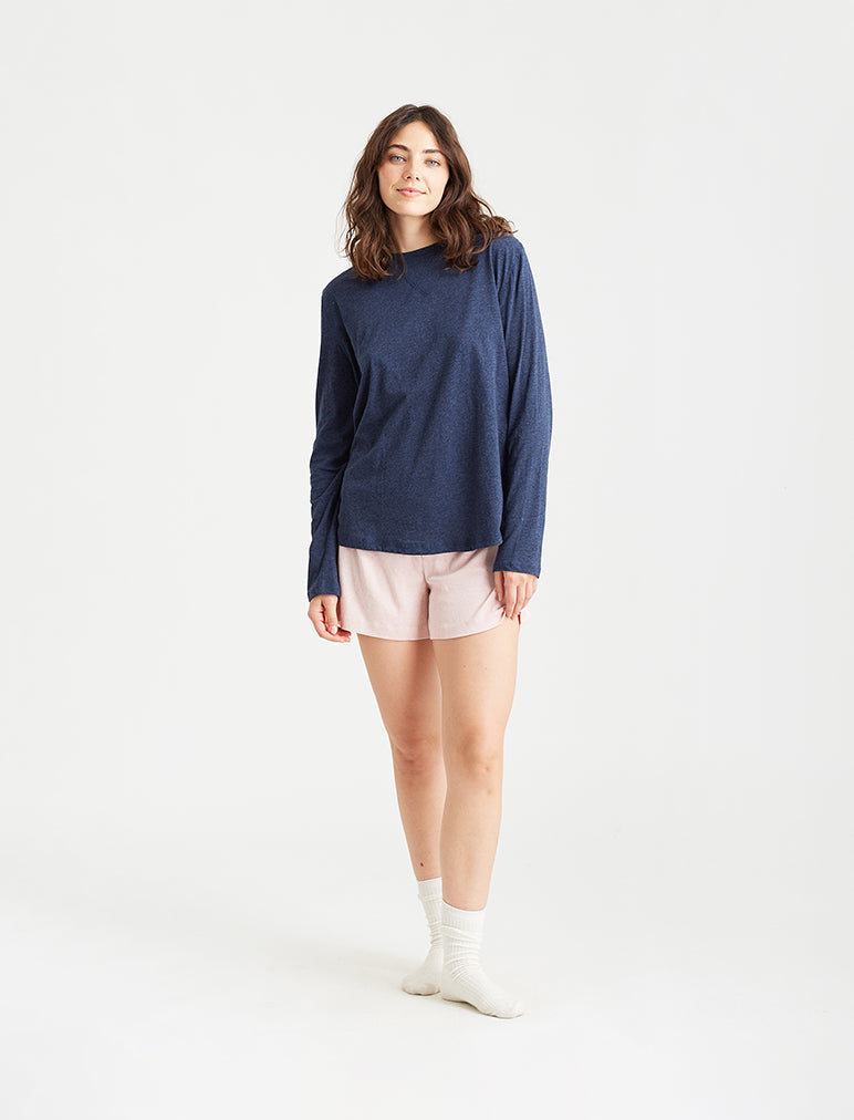 Jada Organic Cotton Knit Longsleeve Tee